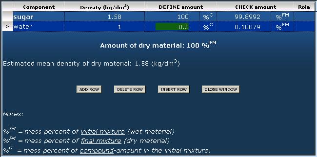 example drying with solvent residue
